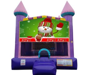 Snowman Dazzling Bounce House