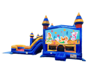 Blueish Mermaid Bounce Dual Slide