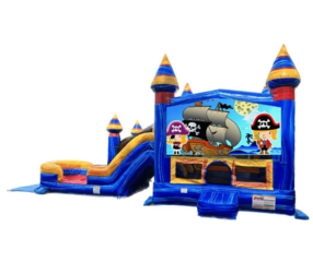 Blueish Little Pirates Bounce Dual Slide