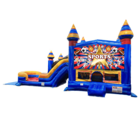 Blueish Sports Fest Bounce Dual Slide