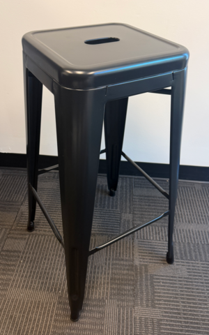 Bar Stool Black Metal (30