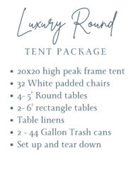 Luxury Round W/ Tent