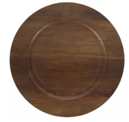 Rustic Wood Charger Plate
