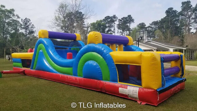 40ft Colorful Obstacle Course