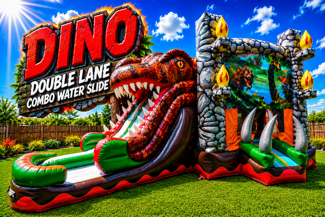 Dinosaur Double Lane Wet/Dry Combo