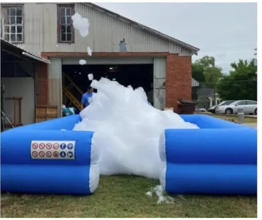 DIY Foam Party with 13x13 Foam Pit with Foam Machine