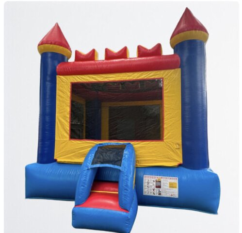 Arched Pink Castle Bouncy