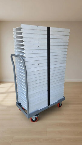 Stack of 25 Chairs Only