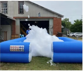 DIY Foam Party with 13x13 Foam Pit with Foam Machine