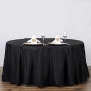 Black Round Linen Table Cloths