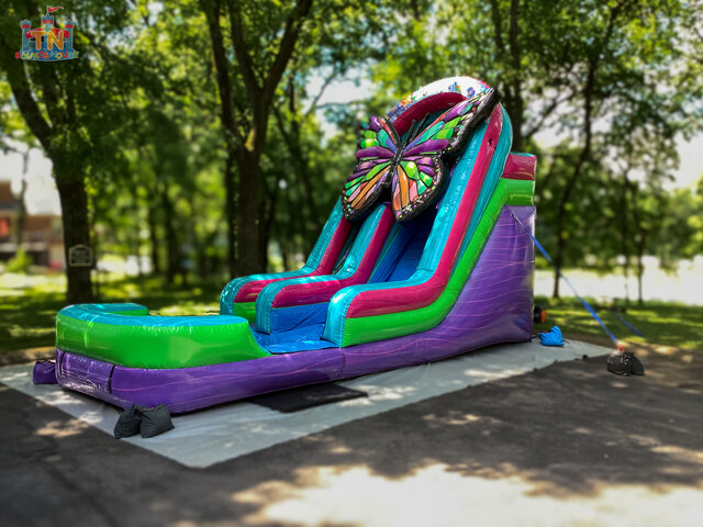 15' 3D Butteryfly DRY Slide