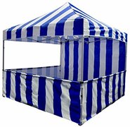 Blue & White Carnival Tent