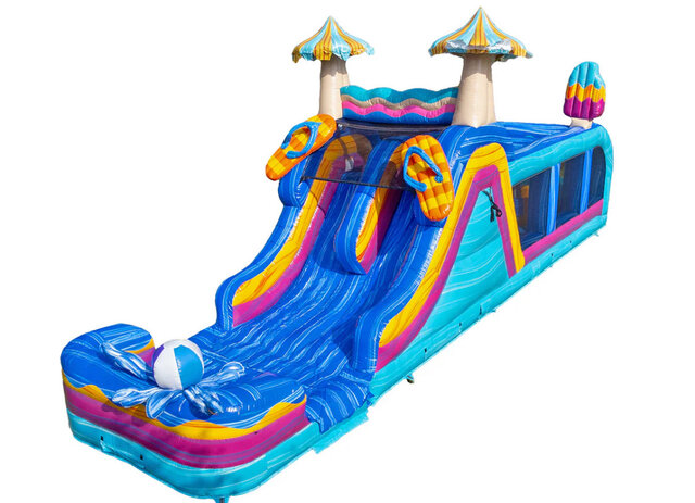 Beach party obstacle course dry only