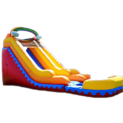 18ft Rainbow cloud waterslide New for 2022 