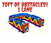 70ft single lane obstacle
