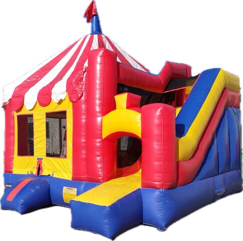 Carnival Bounce House with Slide