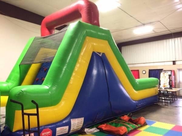 Retro Obstacle Course Rockwall Slide 1