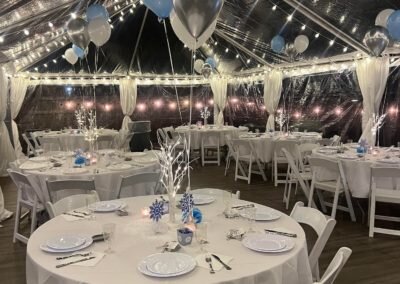 80 Person Clear Top Standard