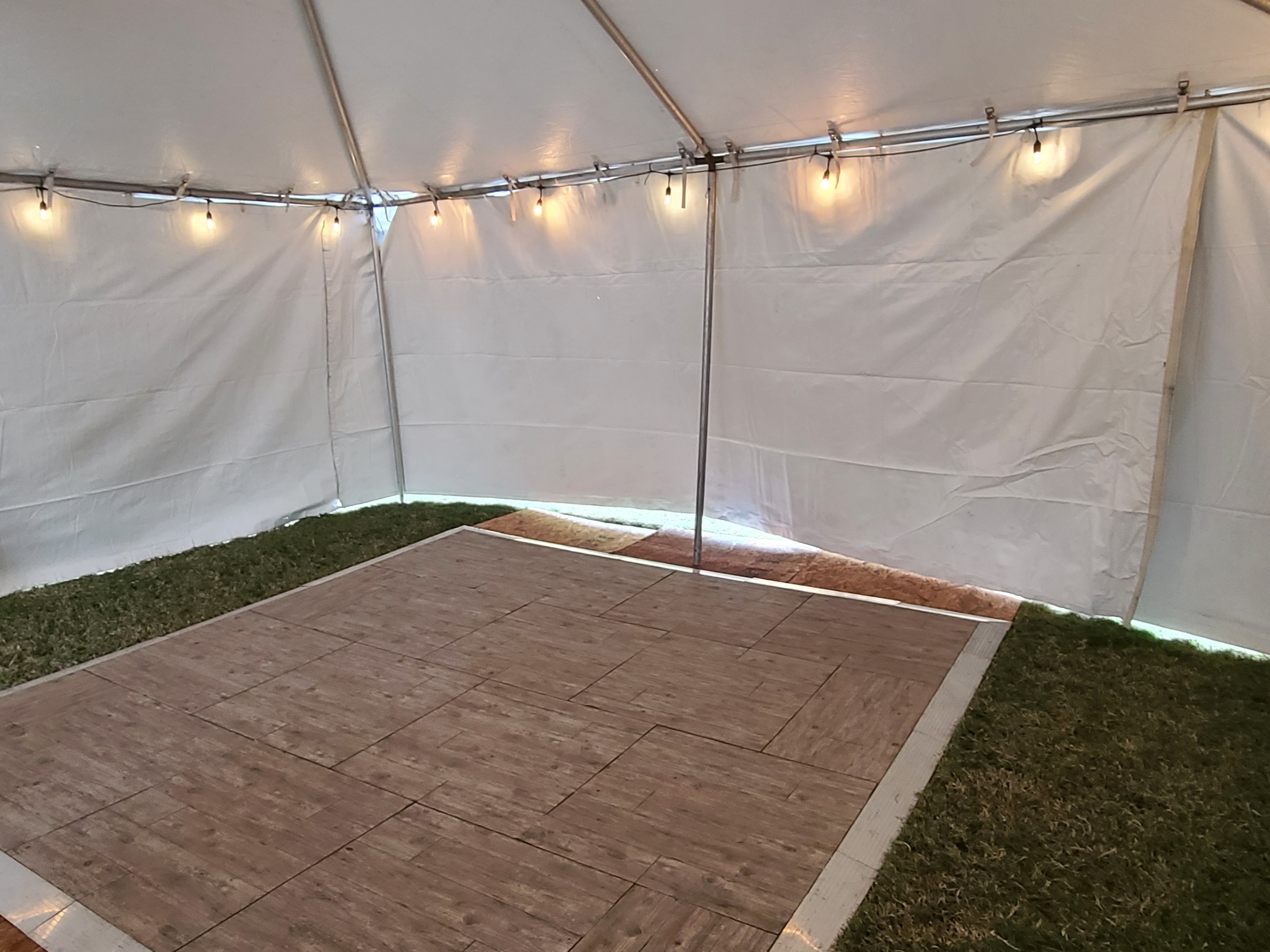 40x40 Frame Tent - Sunny Side Party Rentals