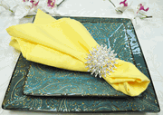 Dinner Napkins - 20x20 Polylester - Canary Yellow