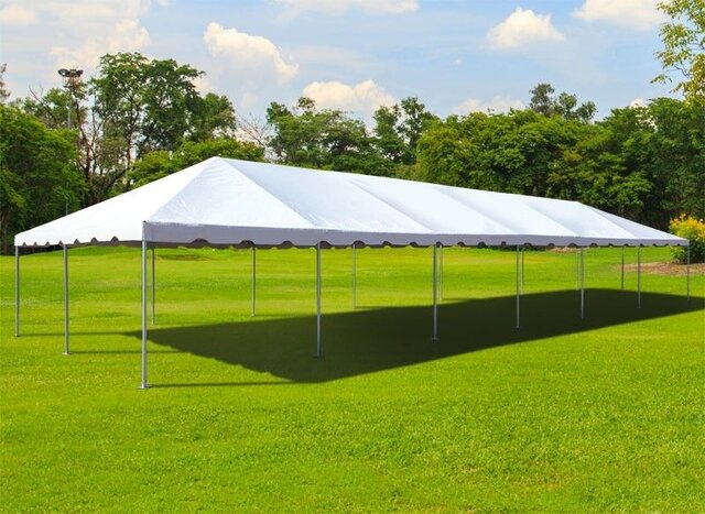 20x60 Commercial White Frame tent