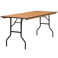 6 Ft. Folding Tables (Wooden)
