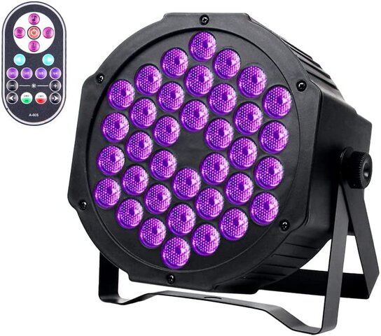 Black Lights with 36 UV Light Sound Activated Par Can