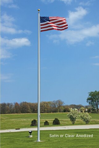 20 Ft. Heavy Duty outdoor Flag Pole