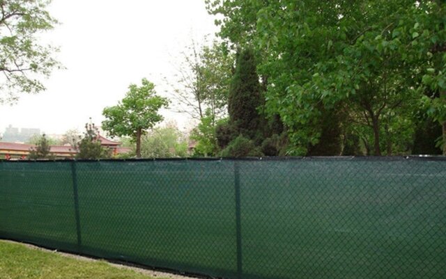 30 ft long by 6 ft tall privacy screens, scrim, green screens, and dust barriers