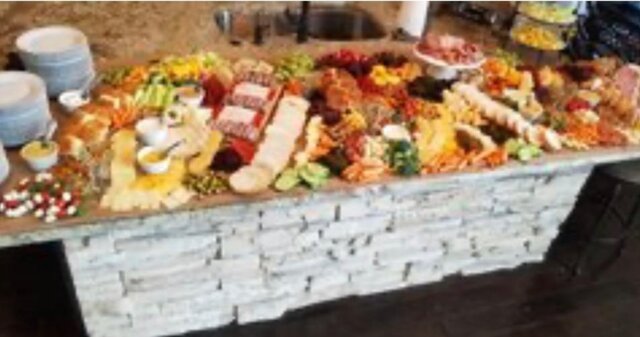 Charcuterie board - Assorted Cheeses and fruits only - Minimum 40 guests
