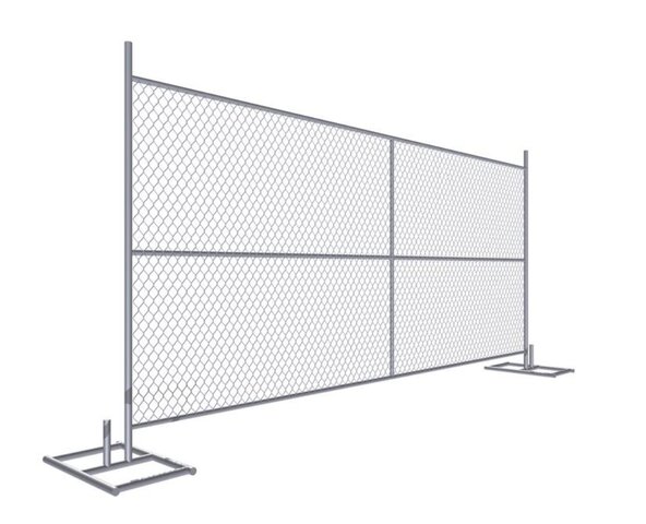 Chain Link Fence Panel - 14ft Wide and 6 Ft Tall