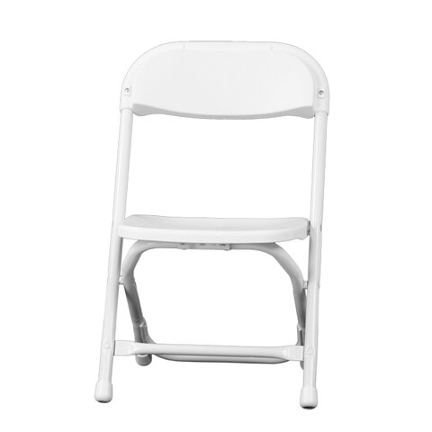 White Folding Chairs - Kids - Non - Padded