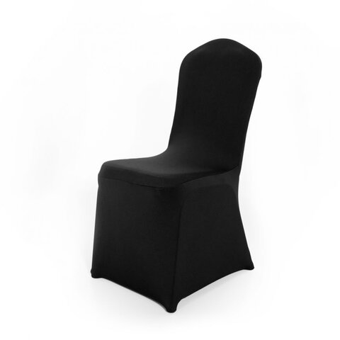 Black Spandex Chair Covers - Banquet Chairs