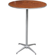 36" Round Cocktail Table - Bar Height - (Wooden)