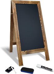 4' Tall by 2' Wide Chalk Board Sign on stand