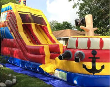 Pirate Ship Water Slide