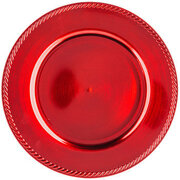 Red Plate Chargers with Bead