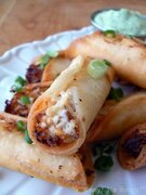 hors d'oeuvres - Appetizers - Appetizers: Mexican Corn Salad, Taquitos, Empanadas(Per person charge - 60 person Minimum)