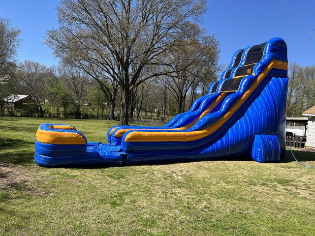 22 FT Blue Marble Slide