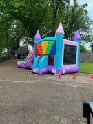 Wet Unicorn Bounce House Combo