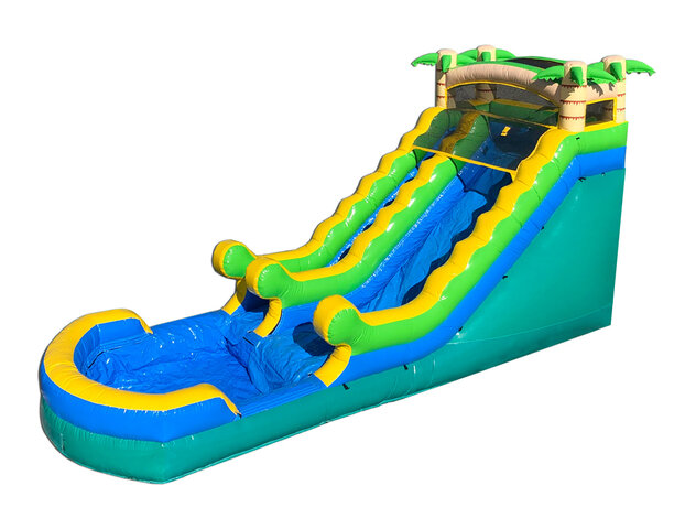 15 FT TROPICAL WATERSLIDE