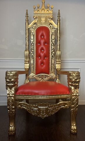 Red Throne Chair