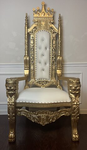 White Throne Chair