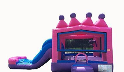 PRINCESS TIARA BOUNCE HOUSE COMBO WET