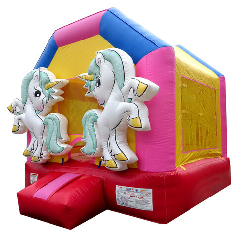 3D UNICORN BOUNCE HOUSE