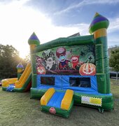 HALLOWEEN PANEL BOUNCE HOUSE COMBO DRY