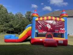 CHRISTMAS PANEL BOUNCE HOUSE COMBO DRY