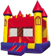Red and Yellow Castle Bounce House