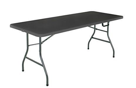 6’ BLACK, FOLDING TABLE QTY (10)