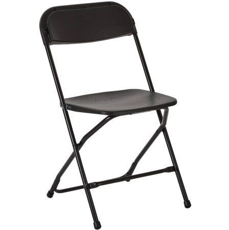 BLACK, FOLDING CHAIRS  QTY (24)